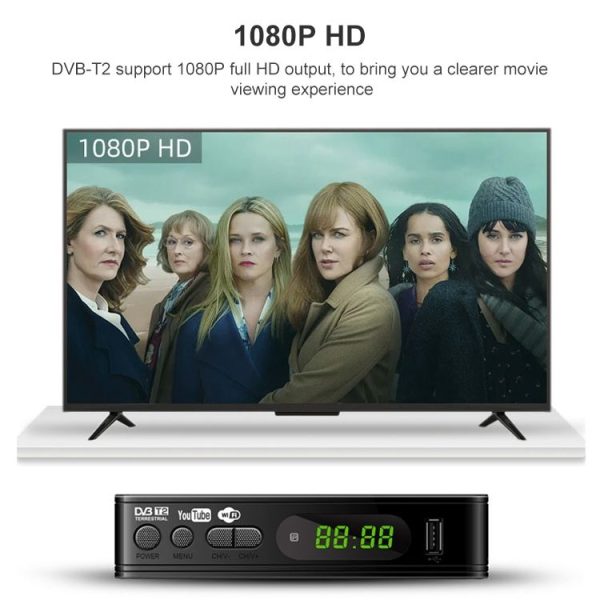 T15-T2 1080P Full HD DVB-TC / C Receiver Set-Top Box, EU Plug - Image 6