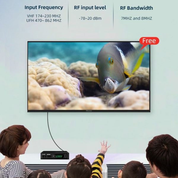 T15-T2 1080P Full HD DVB-TC / C Receiver Set-Top Box, EU Plug - Image 7