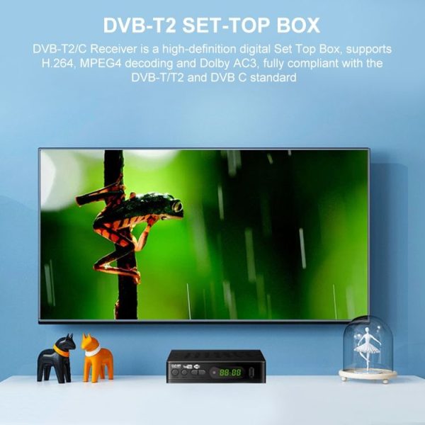 T15-T2 1080P Full HD DVB-TC / C Receiver Set-Top Box, EU Plug - Image 8