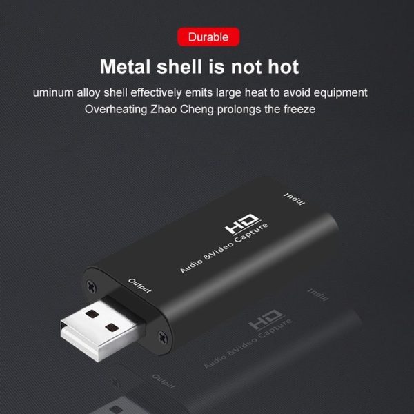 Z32 HDMI Female to HDMI Female Audio Video Capture Adapter Box - Image 15