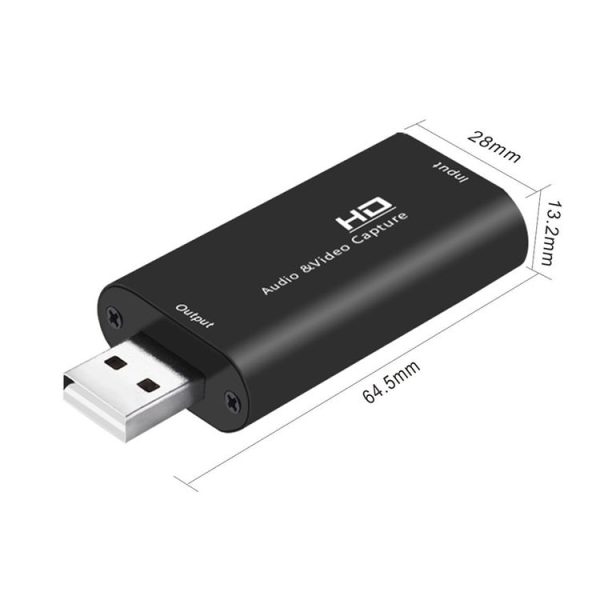 Z32 HDMI Female to HDMI Female Audio Video Capture Adapter Box - Image 2