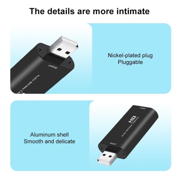 Z32 HDMI Female to HDMI Female Audio Video Capture Adapter Box - Image 7