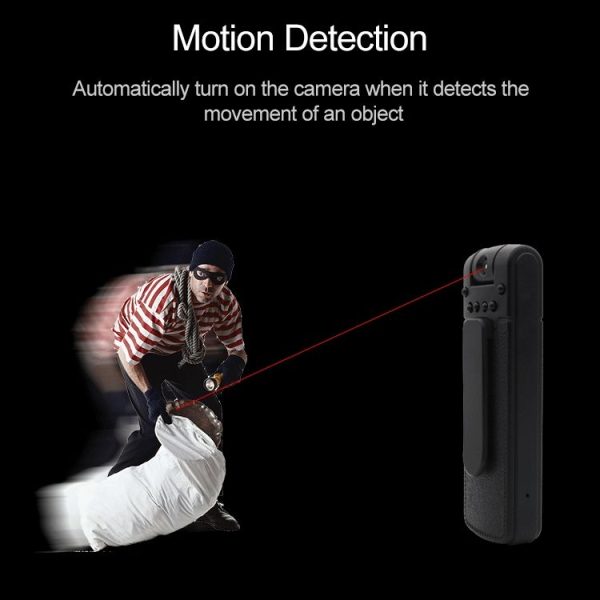 B18 Back Clip Design 1080P HD Camera Recording Pen, Support Motion Detection / Infrared Night Vision / 180 Degrees Rotation Camera / TF Card (Silver Grey) - Image 12