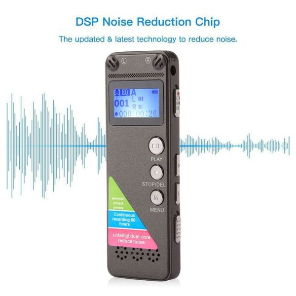VM31 Portable Audio Voice Recorder, 16GB, Support Music Playback - Image 6