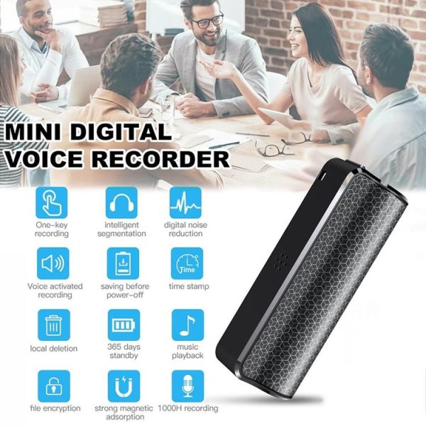 Q70 8GB Smart HD Noise Reduction Voice Control Recording Pen - Image 5