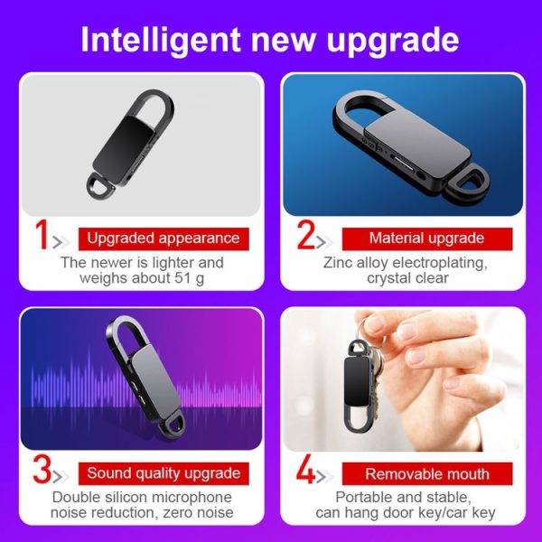 S20 16GB Keychain HD Noise Reduction Portable Recording Pen - Image 5
