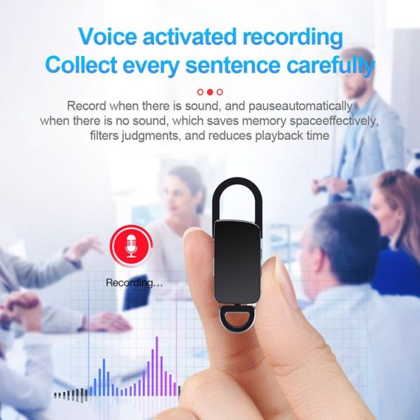 S20 16GB Keychain HD Noise Reduction Portable Recording Pen - Image 8