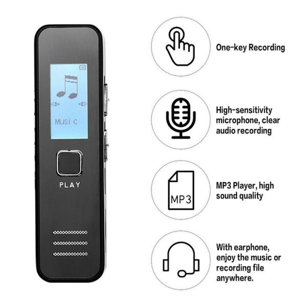 SK007 Portable Audio Digital HD Sound Lossless Voice Recorder - Image 4