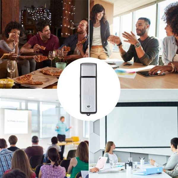 SK858 32GB Rechargeable Portable U-Disk Meeting Voice Recorder (Black) - Image 10