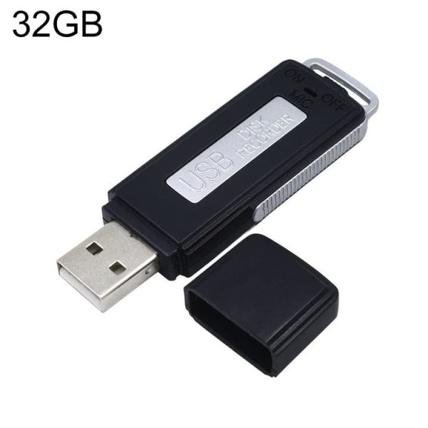 SK868 32GB Rechargeable Portable U-Disk Voice Recorder