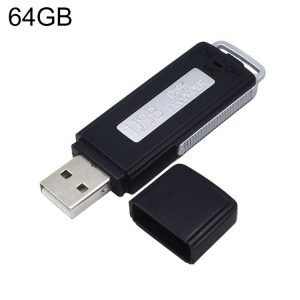 SK868 64GB Rechargeable Portable U-Disk Voice Recorder