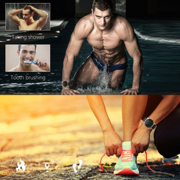 N20 3ATM Waterproof Bluetooth 4.0 Outdoor Sports Smart Watch with Call Reminder & Sleep Monitor & Sedentary Reminder & Anti-loss Function for Android 4.3 or above / IOS 7.0 or above Devices (Black) - Image 12