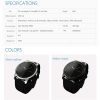 N20 3ATM Waterproof Bluetooth 4.0 Outdoor Sports Smart Watch with Call Reminder & Sleep Monitor & Sedentary Reminder & Anti-loss Function for Android 4.3 or above / IOS 7.0 or above Devices (Black) - Image 16