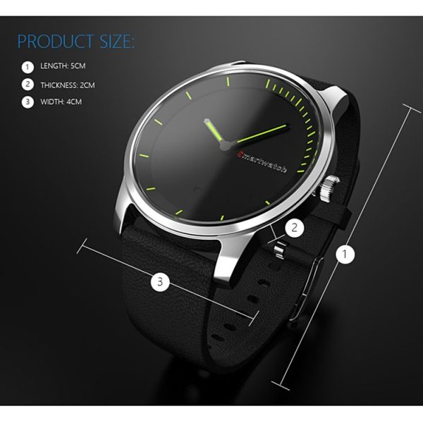 N20 3ATM Waterproof Bluetooth 4.0 Outdoor Sports Smart Watch with Call Reminder & Sleep Monitor & Sedentary Reminder & Anti-loss Function for Android 4.3 or above / IOS 7.0 or above Devices (Black) - Image 8
