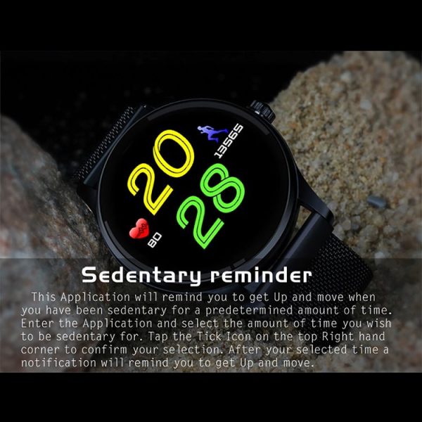 K88 1.22 inch Screen Display Bluetooth Smart Watch, IP54 Waterproof, Support Pedometer / Heart Rate Monitor / Real-time Weather / WeChat Reminder, Compatible with Android and iOS Phones (Gold) - Image 15