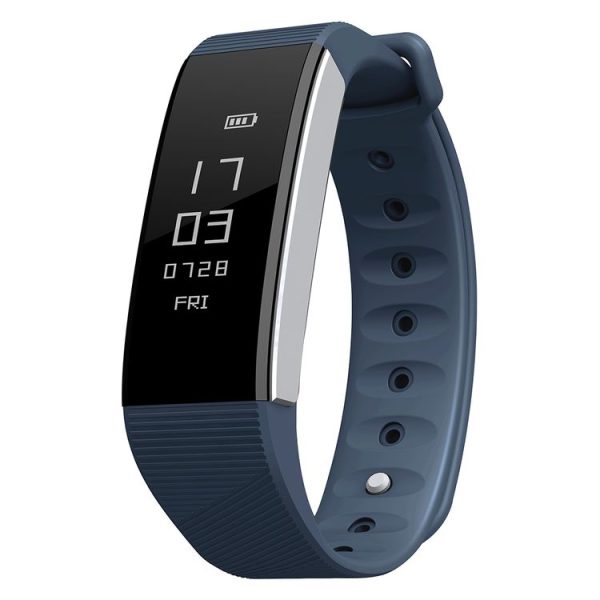 B11 IPS Color Screen Display Bluetooth Smart Bracelet, IP67 Waterproof, Support Pedometer / Heart Rate Monitor / Blood Pressure Monitor / Sedentary Reminder, Compatible with Android and iOS Phones (Blue)