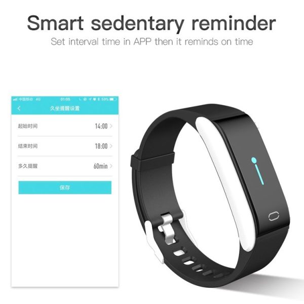 B11 IPS Color Screen Display Bluetooth Smart Bracelet, IP67 Waterproof, Support Pedometer / Heart Rate Monitor / Blood Pressure Monitor / Sedentary Reminder, Compatible with Android and iOS Phones (Blue) - Image 10