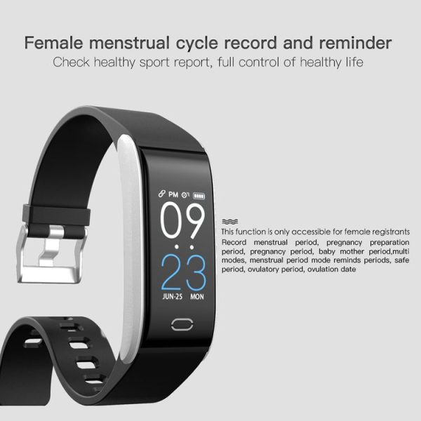 B11 IPS Color Screen Display Bluetooth Smart Bracelet, IP67 Waterproof, Support Pedometer / Heart Rate Monitor / Blood Pressure Monitor / Sedentary Reminder, Compatible with Android and iOS Phones (Blue) - Image 11