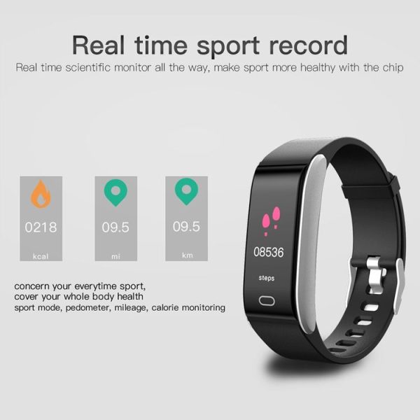 B11 IPS Color Screen Display Bluetooth Smart Bracelet, IP67 Waterproof, Support Pedometer / Heart Rate Monitor / Blood Pressure Monitor / Sedentary Reminder, Compatible with Android and iOS Phones (Blue) - Image 5