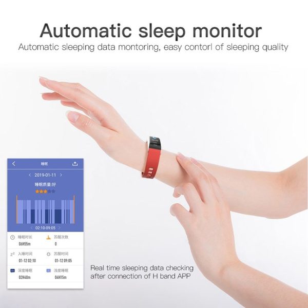 B11 IPS Color Screen Display Bluetooth Smart Bracelet, IP67 Waterproof, Support Pedometer / Heart Rate Monitor / Blood Pressure Monitor / Sedentary Reminder, Compatible with Android and iOS Phones (Blue) - Image 7