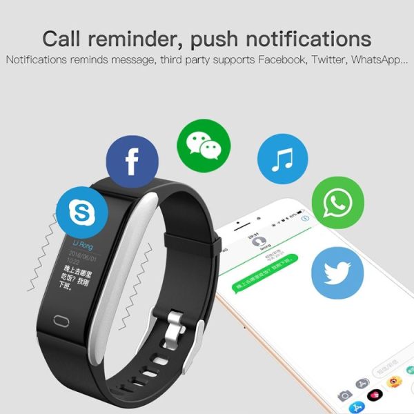 B11 IPS Color Screen Display Bluetooth Smart Bracelet, IP67 Waterproof, Support Pedometer / Heart Rate Monitor / Blood Pressure Monitor / Sedentary Reminder, Compatible with Android and iOS Phones (Blue) - Image 8