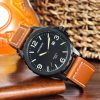 CAGARNY 6856 Fashion Quartz Movement Wrist Watch with Leather Band (Black) - Image 4