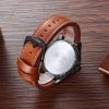 CAGARNY 6856 Fashion Quartz Movement Wrist Watch with Leather Band (Black) - Image 6