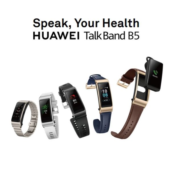 Huawei TalkBand B5 Bluetooth 4.2 Headset Fitness Tracking Fashion Smart Bracelet for Android / iOS, 1.13 inch Touch AMOLED 2.5D Screen, Support Fitness Tracker / Pedometer / Sleep Monitor (Grey) - Image 4