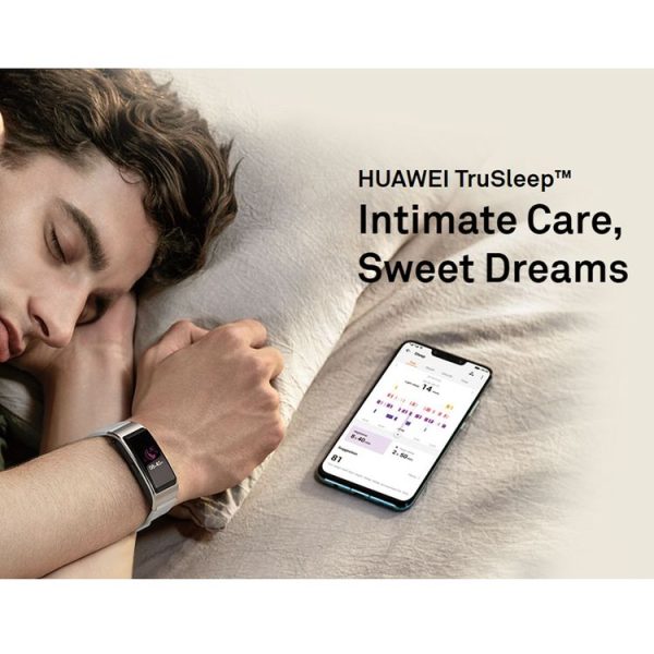 Huawei TalkBand B5 Bluetooth 4.2 Headset Fitness Tracking Fashion Smart Bracelet for Android / iOS, 1.13 inch Touch AMOLED 2.5D Screen, Support Fitness Tracker / Pedometer / Sleep Monitor (Grey) - Image 8