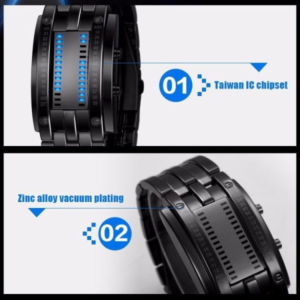 SKMEI Multifunctional Male Outdoor Fashion Noctilucent Waterproof LED Digital Watch (White) - Image 3