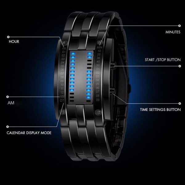 SKMEI Multifunctional Male Outdoor Fashion Noctilucent Waterproof LED Digital Watch (White) - Image 9