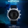 NORTH EDGE AQUA 100m Waterproof Scuba Diver Smart Watch, Support Luminous Display & Compass Mode - Image 4