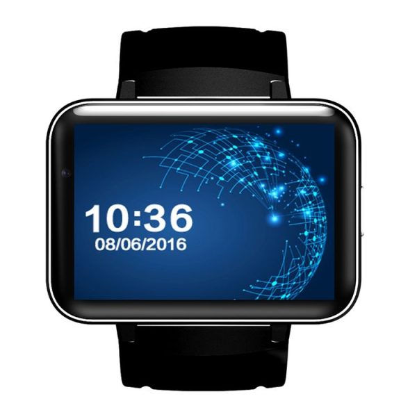 DOMINO DM98 Smart Watch Phone, 512MB + 4GB, 2.2 inch IPS Capacitive Touch Screen MT6572A Dual Core 1.2Ghz Bluetooth 4.0 Smart Watch Phone, Support GSM / WCDMA / WiFi / GPS / BT / Facebook / WhatsApp / Apps From Downloading / Anti-lost (Black)