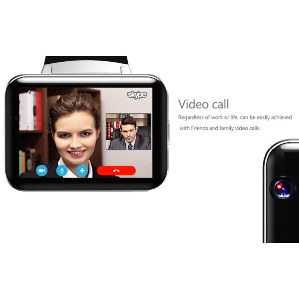 DOMINO DM98 Smart Watch Phone, 512MB + 4GB, 2.2 inch IPS Capacitive Touch Screen MT6572A Dual Core 1.2Ghz Bluetooth 4.0 Smart Watch Phone, Support GSM / WCDMA / WiFi / GPS / BT / Facebook / WhatsApp / Apps From Downloading / Anti-lost (Black) - Image 12