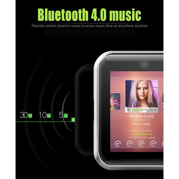DOMINO DM09 1.54 inch IPS Full View Full Fitting Capacitive Touch Screen MTK2502C-ARM7 Bluetooth 4.0 Smart Watch Phone, Support GSM / Smart Knob / Raise to Bright Screen / Flip Hand to Switch Interface / 3D Acceleration / Pedometer Analysis / Sedentary Reminder / Sleep Monitor / Anti-lost / Remote Camera, 128MB+64MB (White) - Image 19