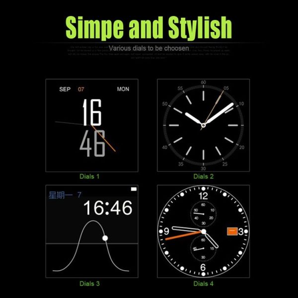 DOMINO DM09 1.54 inch IPS Full View Full Fitting Capacitive Touch Screen MTK2502C-ARM7 Bluetooth 4.0 Smart Watch Phone, Support GSM / Smart Knob / Raise to Bright Screen / Flip Hand to Switch Interface / 3D Acceleration / Pedometer Analysis / Sedentary Reminder / Sleep Monitor / Anti-lost / Remote Camera, 128MB+64MB (White) - Image 26