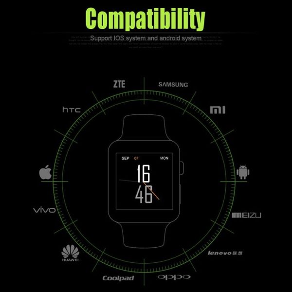 DOMINO DM09 1.54 inch IPS Full View Full Fitting Capacitive Touch Screen MTK2502C-ARM7 Bluetooth 4.0 Smart Watch Phone, Support GSM / Smart Knob / Raise to Bright Screen / Flip Hand to Switch Interface / 3D Acceleration / Pedometer Analysis / Sedentary Reminder / Sleep Monitor / Anti-lost / Remote Camera, 128MB+64MB (White) - Image 27