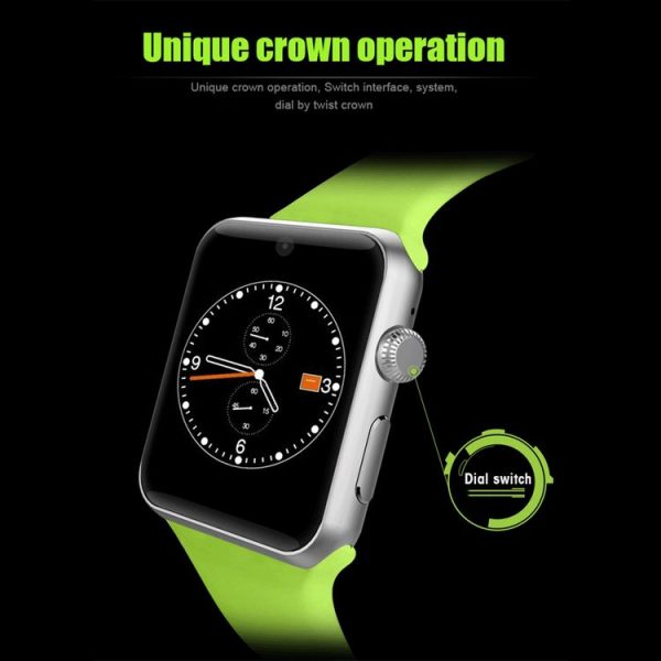 DOMINO DM09 1.54 inch IPS Full View Full Fitting Capacitive Touch Screen MTK2502C-ARM7 Bluetooth 4.0 Smart Watch Phone, Support GSM / Smart Knob / Raise to Bright Screen / Flip Hand to Switch Interface / 3D Acceleration / Pedometer Analysis / Sedentary Reminder / Sleep Monitor / Anti-lost / Remote Camera, 128MB+64MB (White) - Image 6