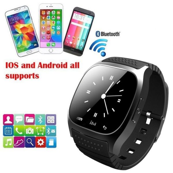 M26 Smart Watch with Pedometer & Sleeping Monitor & Calculator & Call Reminder & SMS / Wechat Alerts & Clock Display & Synchronous Music Play Call Answer & Stopwatch & Alarm & Remote Camera Function (Dark Blue) - Image 10