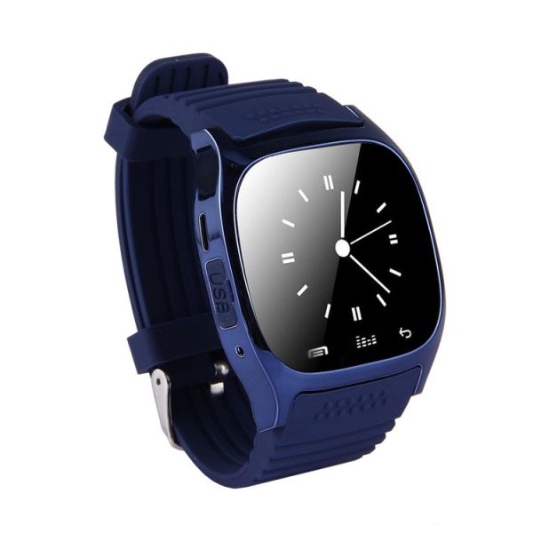 M26 Smart Watch with Pedometer & Sleeping Monitor & Calculator & Call Reminder & SMS / Wechat Alerts & Clock Display & Synchronous Music Play Call Answer & Stopwatch & Alarm & Remote Camera Function (Dark Blue) - Image 4