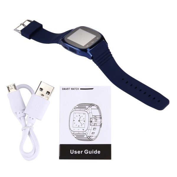 M26 Smart Watch with Pedometer & Sleeping Monitor & Calculator & Call Reminder & SMS / Wechat Alerts & Clock Display & Synchronous Music Play Call Answer & Stopwatch & Alarm & Remote Camera Function (Dark Blue) - Image 6