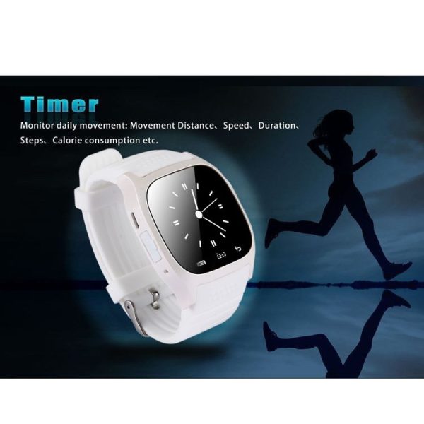 M26 Smart Watch with Pedometer & Sleeping Monitor & Calculator & Call Reminder & SMS / Wechat Alerts & Clock Display & Synchronous Music Play Call Answer & Stopwatch & Alarm & Remote Camera Function (Dark Blue) - Image 7
