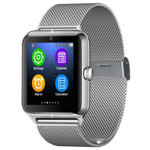 Z50 Smart Watch Phone, 1.54 inch IPS Touch Screen, Support SIM Card & TF Card, Bluetooth, GSM, 0.3MP Camera, Pedometer, Sedentary Alarm, Sleep Monitor, GPS, Remote Camera, Anti-lost Function (Silver) - Image 2