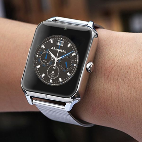 Z50 Smart Watch Phone, 1.54 inch IPS Touch Screen, Support SIM Card & TF Card, Bluetooth, GSM, 0.3MP Camera, Pedometer, Sedentary Alarm, Sleep Monitor, GPS, Remote Camera, Anti-lost Function (Silver) - Image 3