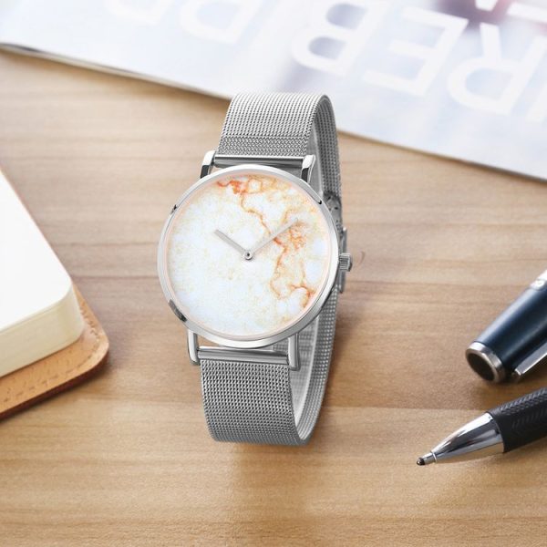 CAGARNY 6812 Round Dial Alloy Silver Case Fashion Couple Watch Men & Women Lover Quartz Watches with Stainless Steel Band - Image 5