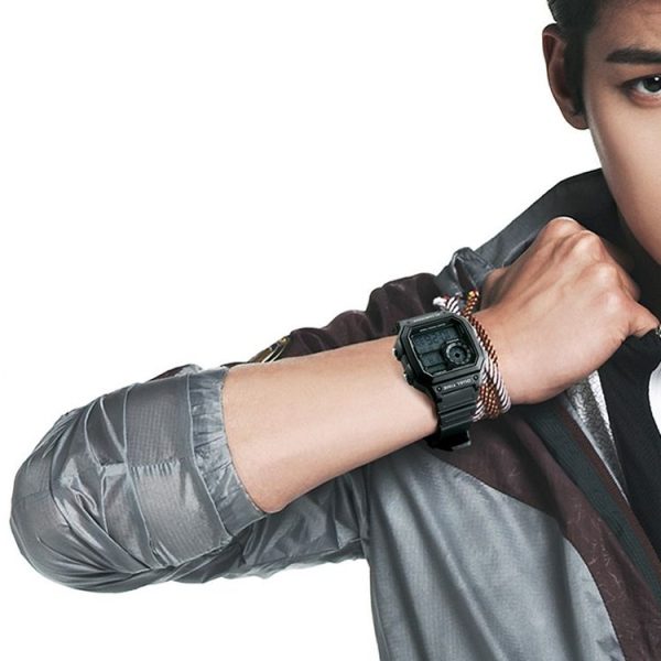 SKMEI 1299 Multifunctional Outdoor Sports Noctilucent Waterproof Digital Display Wrist Watch (Army Green) - Image 10