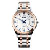 SKMEI 9069 Multifunctional Outdoor Fashion Business Waterproof Interval Gold Shell Quartz Wrist Watch (Blue) - Image 2