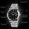 SKMEI 9069 Multifunctional Outdoor Fashion Business Waterproof Interval Gold Shell Quartz Wrist Watch (Blue) - Image 7
