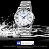 SKMEI 9069 Multifunctional Outdoor Fashion Business Waterproof Interval Gold Shell Quartz Wrist Watch (Blue) - Image 8