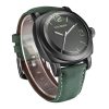 CAGARNY 6833 Fashionable Concise Three Needles Quartz Wrist Watch with Leather Band & 24-hour Indication & Calendar Function for Couples (Green Scale) - Image 4